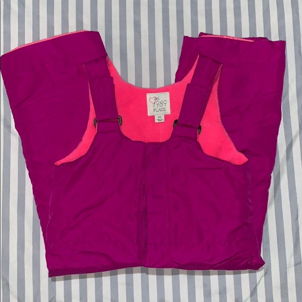 The Children’s Place pink snowsuit